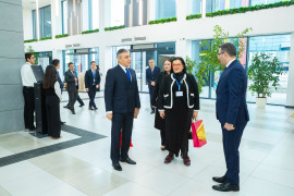 Monteneqrolu nazir DOST Mərkəzində və DOST İnklüziv İnkişaf və Yaradıcılıq Mərkəzində olub