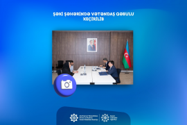 Əmək və Əhalinin Sosial Müdafiəsi Nazirliyinin tabeliyində Sosial Xidmətlər Agentliyinin İdarə Heyətinin sədri Vüqar Behbudov bu dəfə Şəki şəhərində vətəndaşları qəbul edib