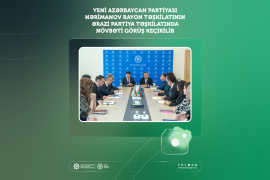 Yeni Azərbaycan Partiyası Nərimanov rayon təşkilatının Ərazi Partiya Təşkilatında növbəti görüş keçirilib