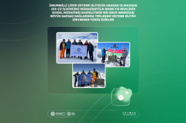 Nazirliyin bir qrup əməkdaşı Heydər Əliyev zirvəsinə yürüş edib