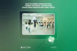 Uşaq evlərinin sakinləri üçün “Tanıma və güvən” layihəsi üzrə xüsusi rəqs məşğələləri təşkil edilib